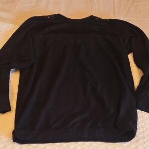 Black Long Sleeve Top Lg